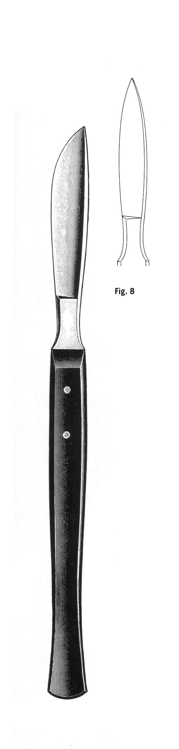 TENETOMİ BIÇAĞI FİBER SAPLI 16,5CM